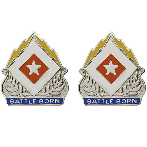 422nd Signal Battalion Unit Crest (Battle Born) Army Unit Crests
