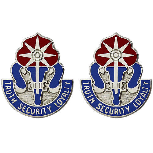 470th Military Intelligence Brigade Unit Crest (Truth Security Loyalty) Army Unit Crests
