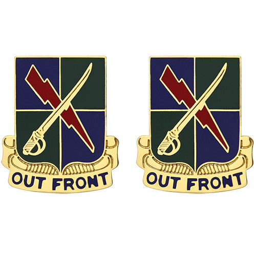 501st Military Intelligence Battalion Unit Crest (Out Front) Army Unit Crests