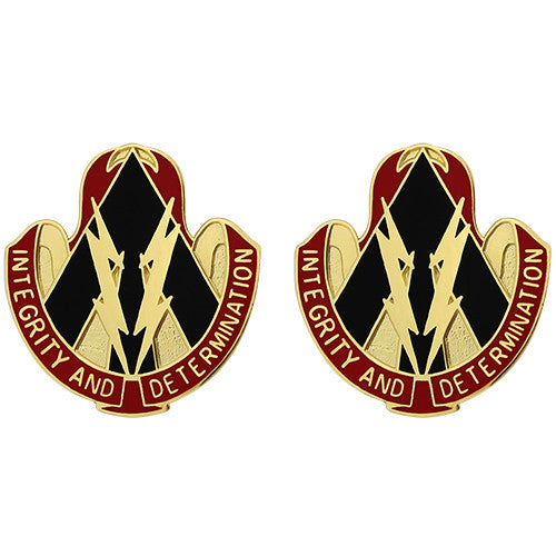 653rd Support Group Unit Crest (Integrity and Determination) Army Unit Crests