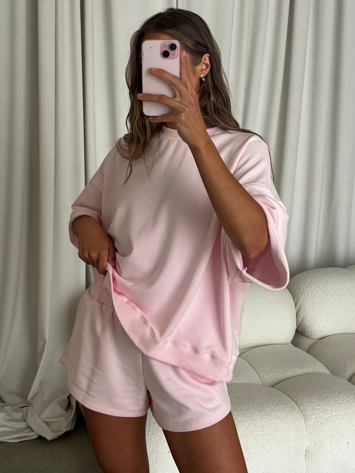 Bennett Shorts in Baby Pink