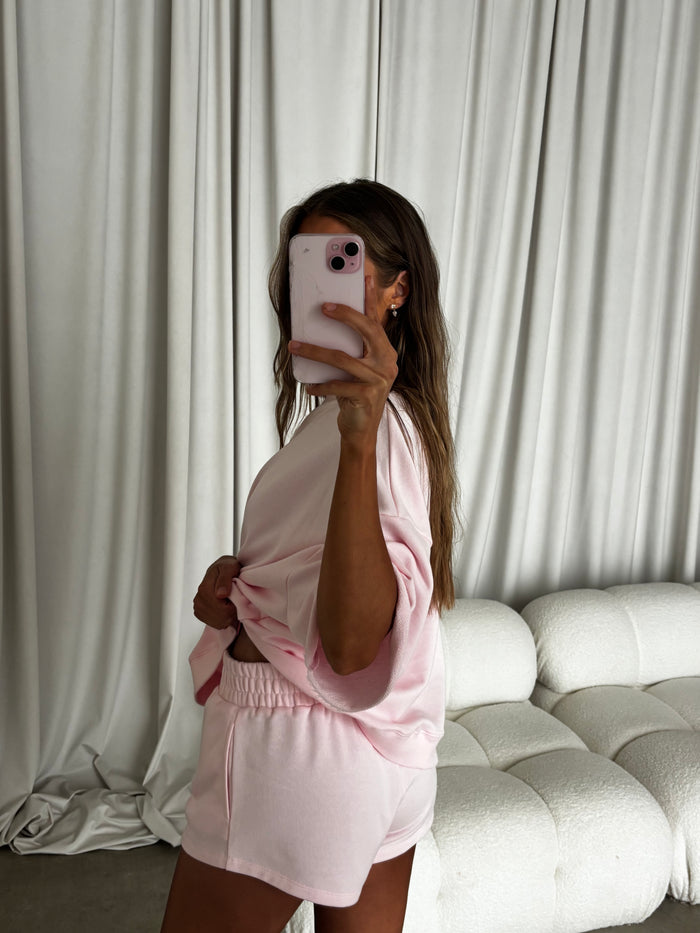 Laura Top in Baby Pink