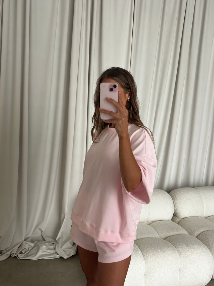 Laura Top in Baby Pink