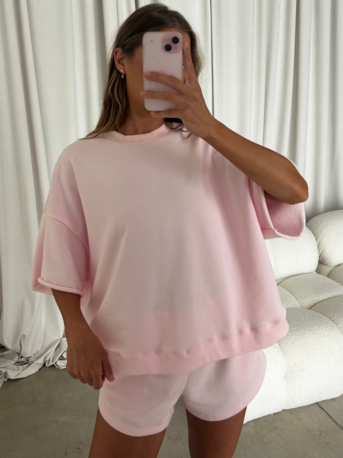 Laura Top in Baby Pink