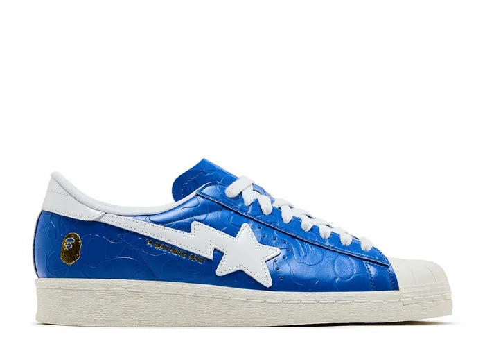 adidas Superstar Vintage Bape Blue White (No Box Lid)