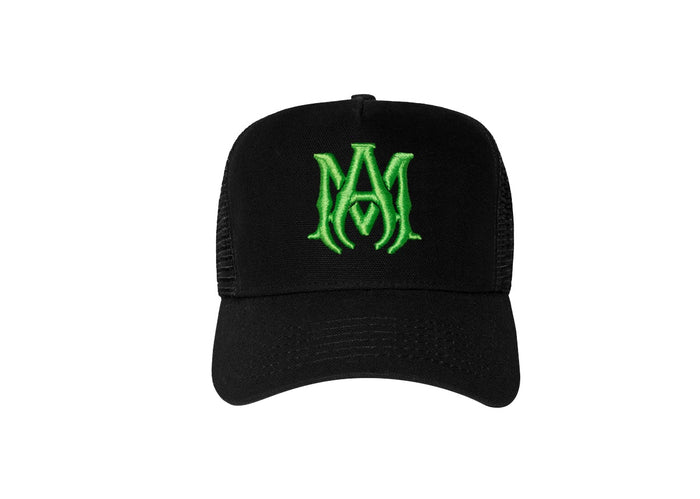 Amiri MA Logo Trucker Hat 'Black'