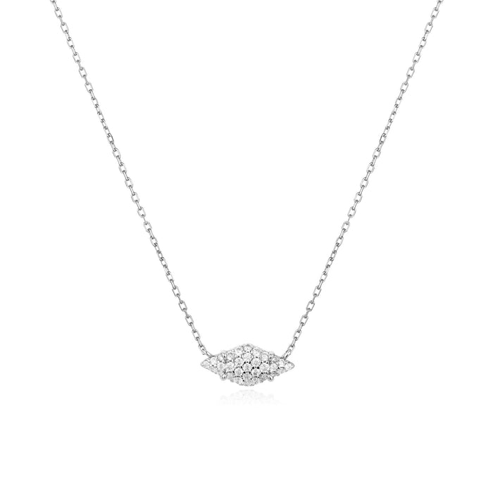 Ania Haie Silver Pave Sparkle Necklace