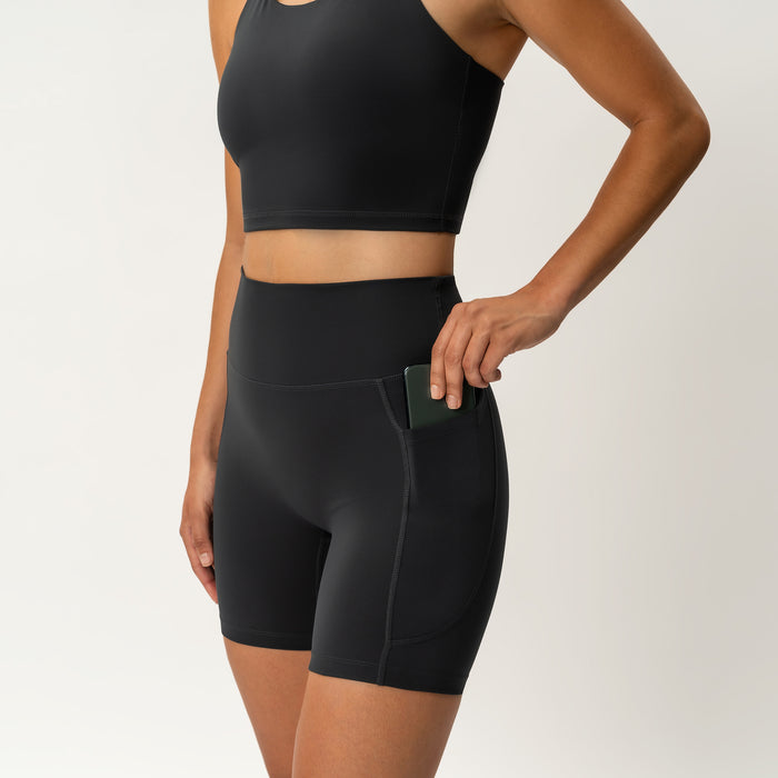 Asana Pocket Biker Short - Ninepine