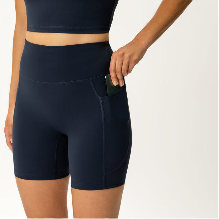 Asana Pocket Biker Short - Ninepine