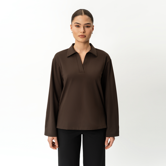Asana Polo Top - Ninepine