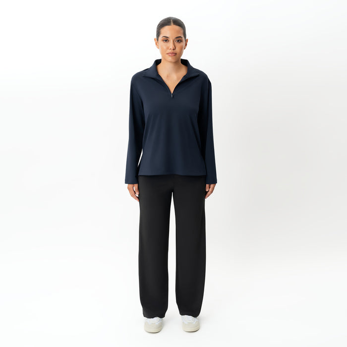 Asana Relaxed Quarter-zip - Ninepine