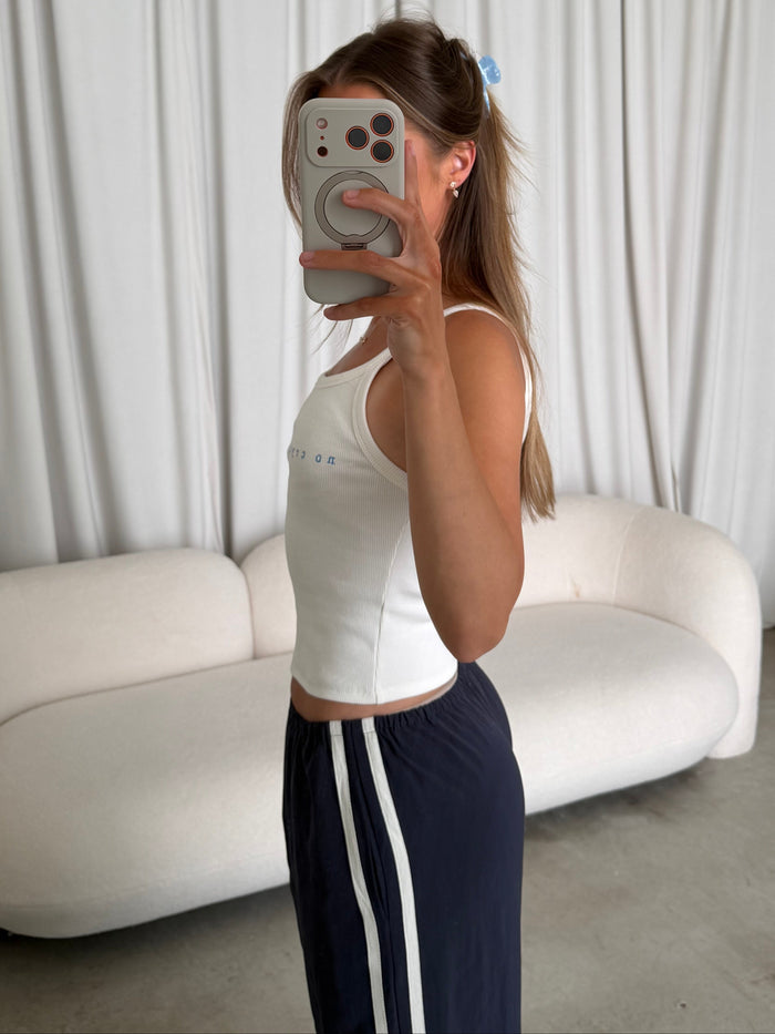 Audrina Track Pants in Navy
