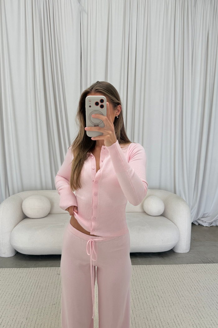 Avelyn Knit Set in Blush