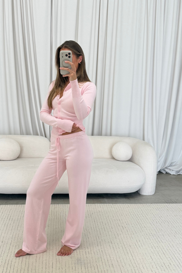 Avelyn Knit Set in Blush