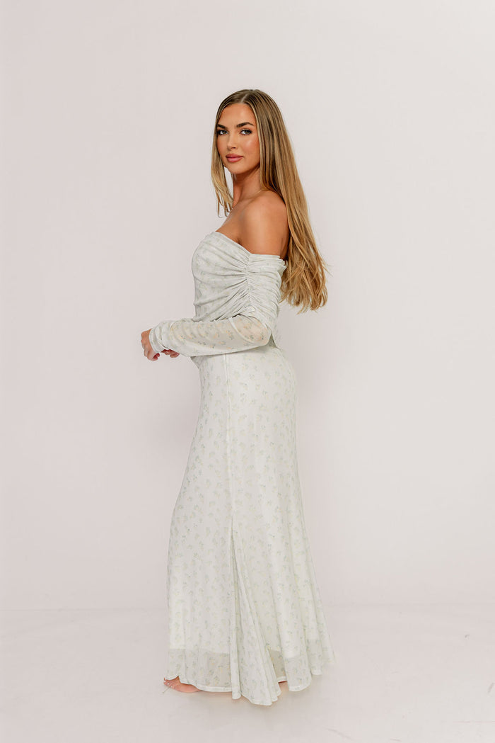 Azaleia Maxi Dress in Muted Sage - Size up for Bump *Final Sale*