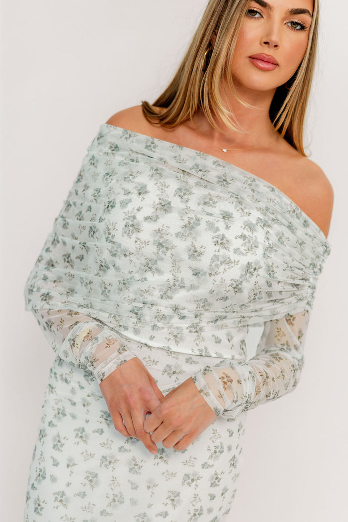 Azaleia Maxi Dress in Olive and Sage - Size up for Bump