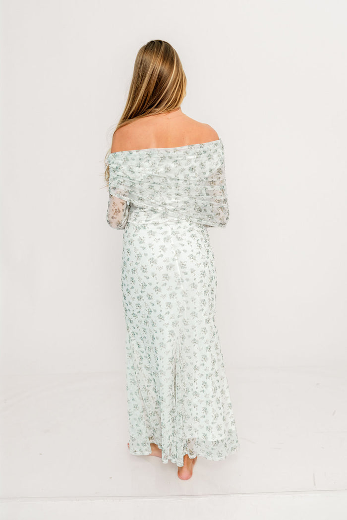 Azaleia Maxi Dress in Olive and Sage - Size up for Bump