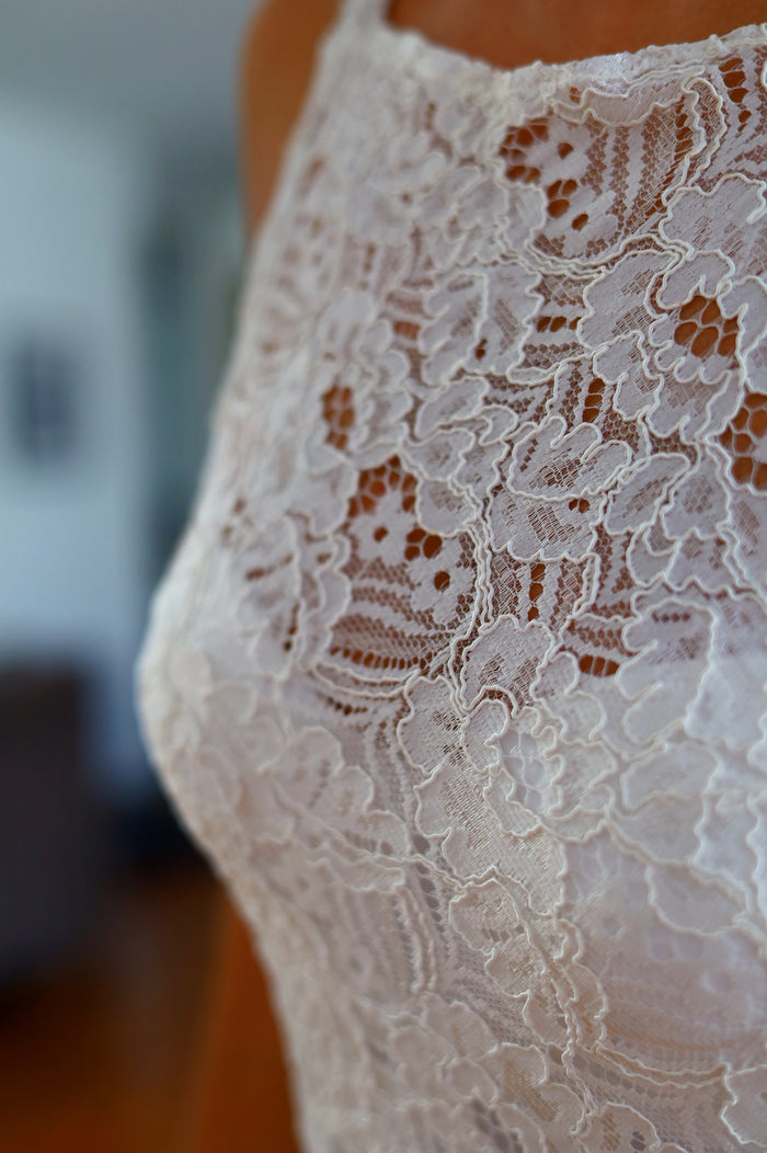 Babydoll Ruffled Lace Dress
