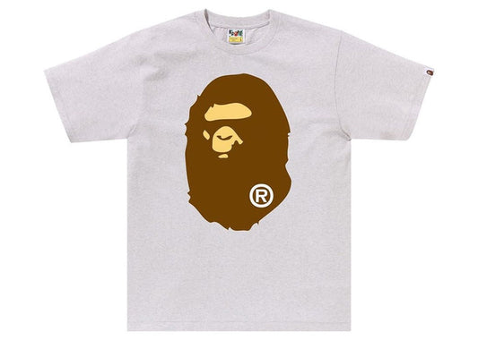 BAPE Big Ape Head Tee Grey