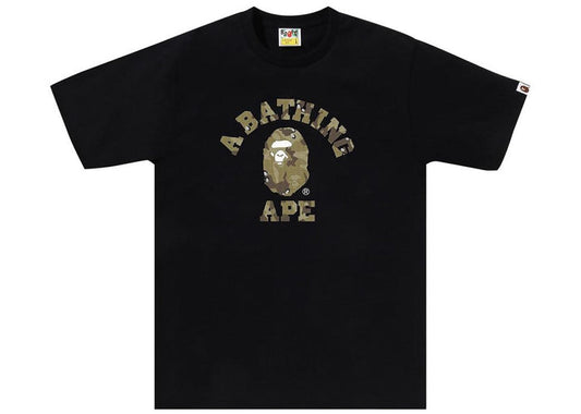 BAPE Bitmap College Tee Black