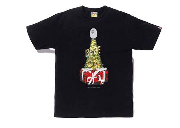 BAPE Christmas Tree Tee Black (HEATCHECK ARCHIVE)