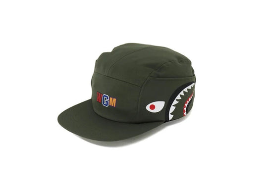 Bape Shark Jet Cap Olive