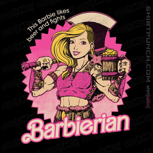 Daily_Deal_Shirts Magnets / 3"x3" / Black Barbarian Doll