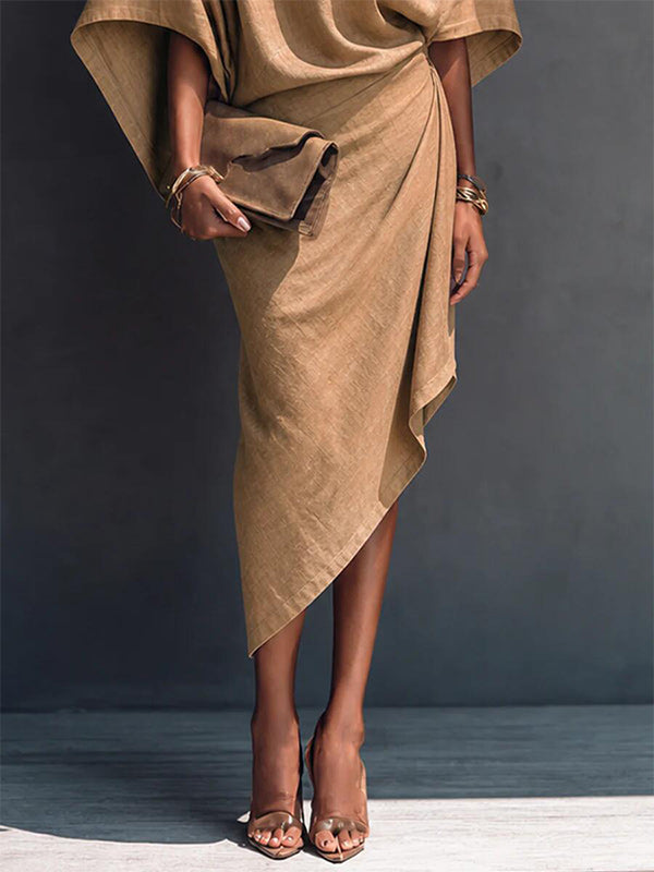 Batwing-Sleeve Bodycon Dress