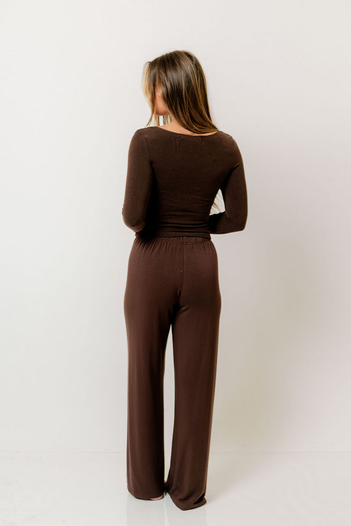 Be Mine Premium Lounge Pant in Espresso