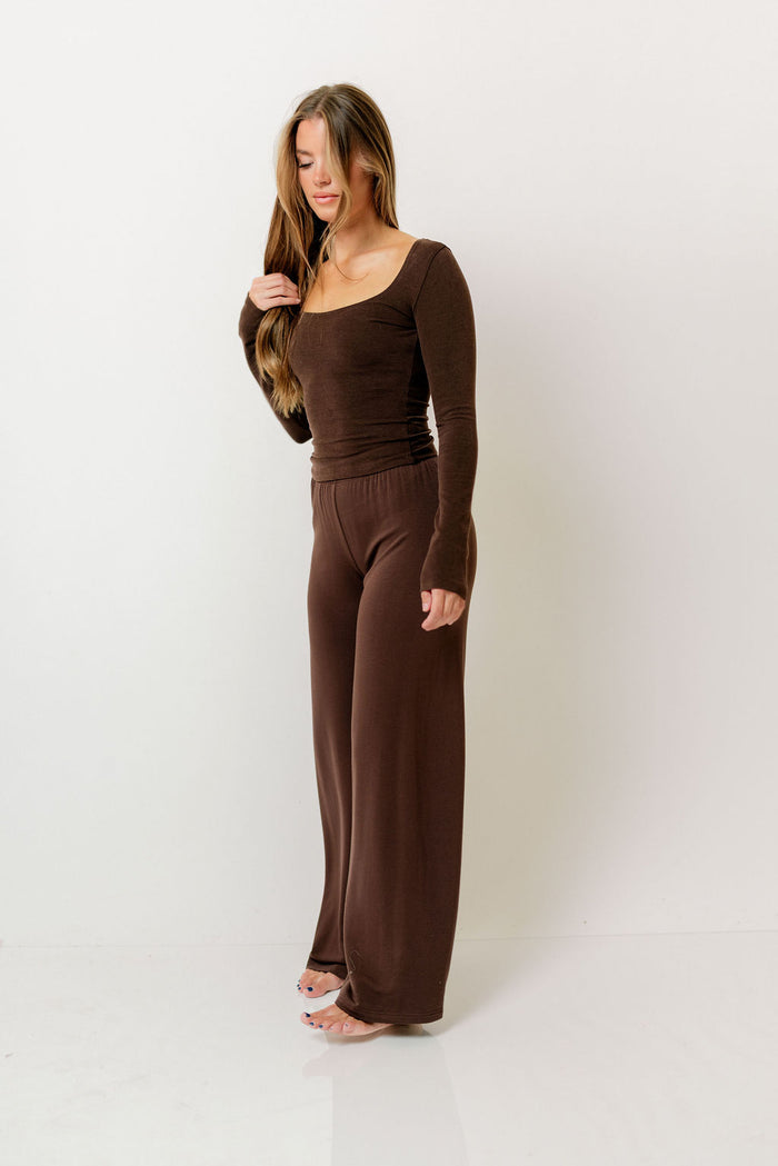 Be Mine Premium Lounge Pant in Espresso