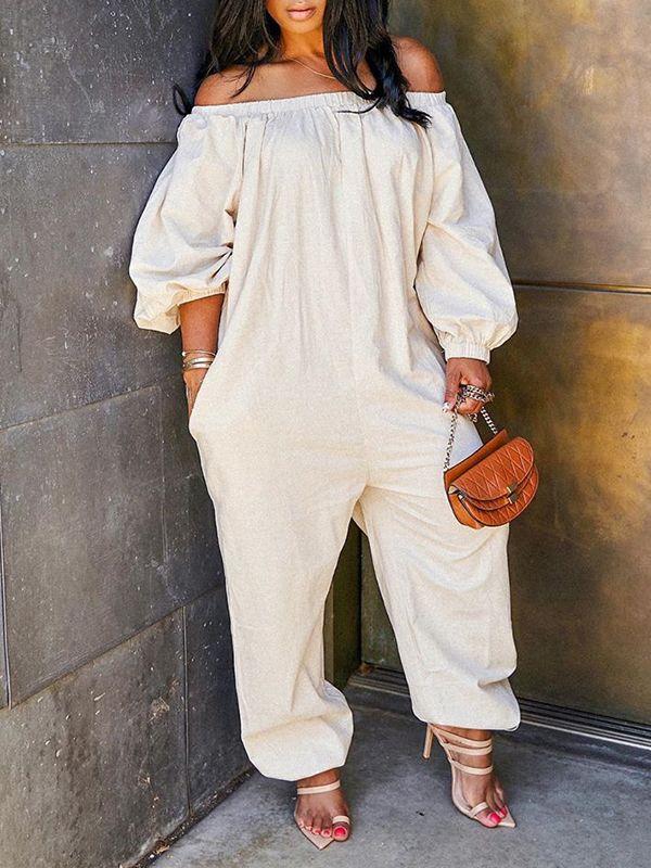 Beautiedoll Off Shoulder Heram Jumpsuit