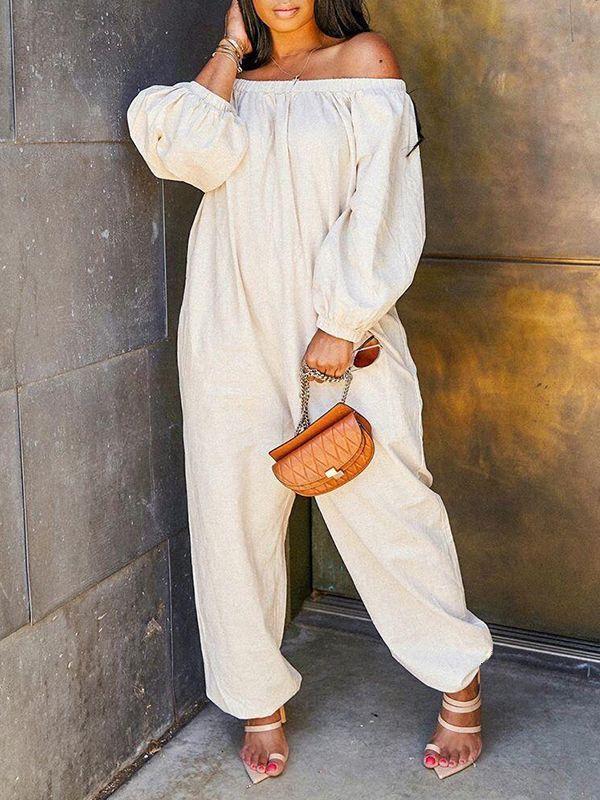 Beautiedoll Off Shoulder Heram Jumpsuit