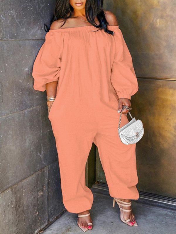 Beautiedoll Off Shoulder Heram Jumpsuit