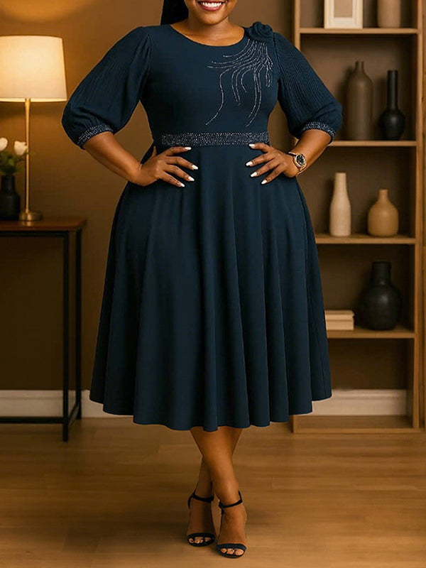 Beautiedoll Studded Midi Dress
