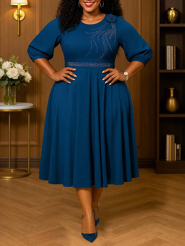Beautiedoll Studded Midi Dress