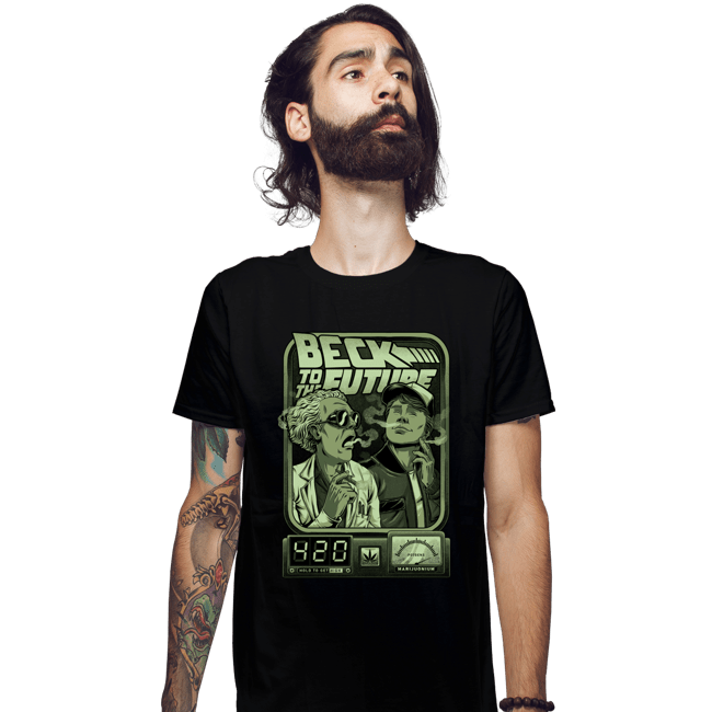 Secret_Shirts Fitted Shirts, Mens / Small / Black Beck In Time