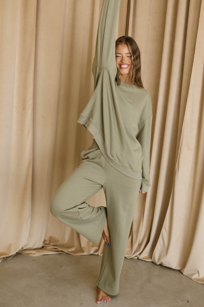 Bennett Pants in Dusty Sage