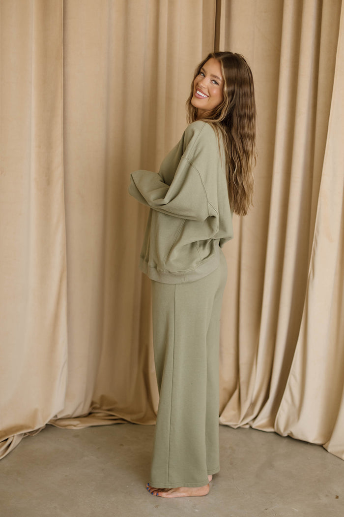 Bennett Pants in Dusty Sage