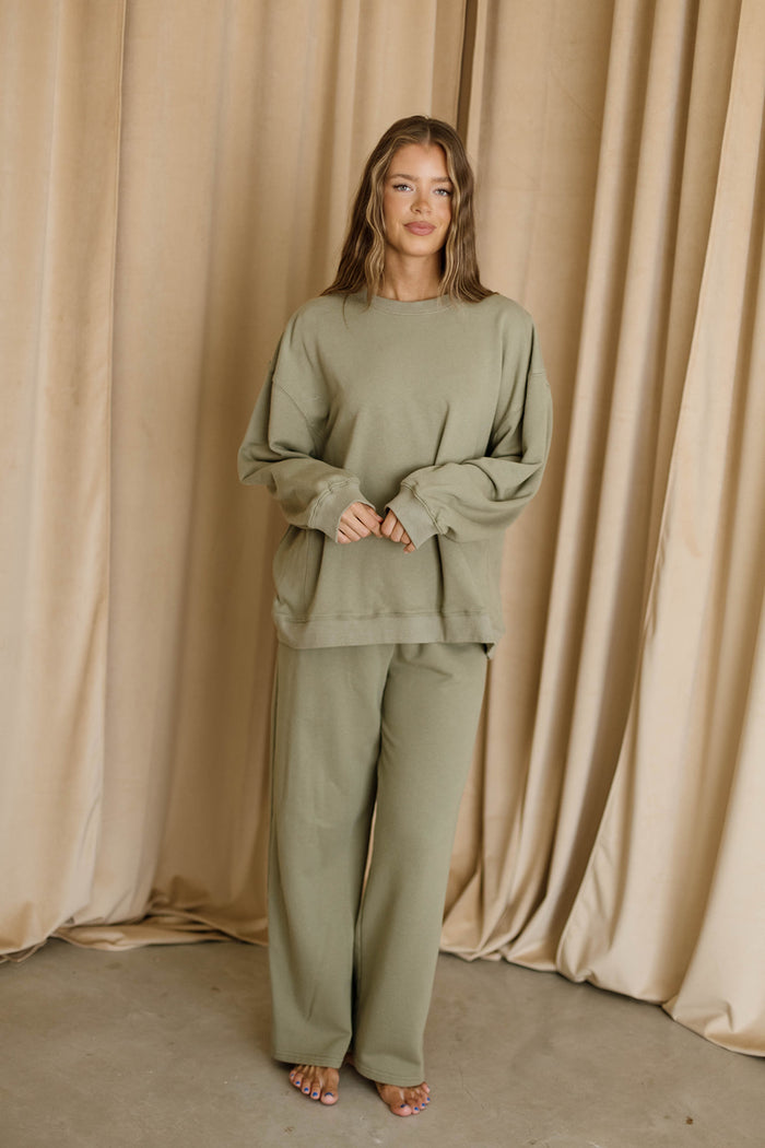 Bennett Pants in Dusty Sage