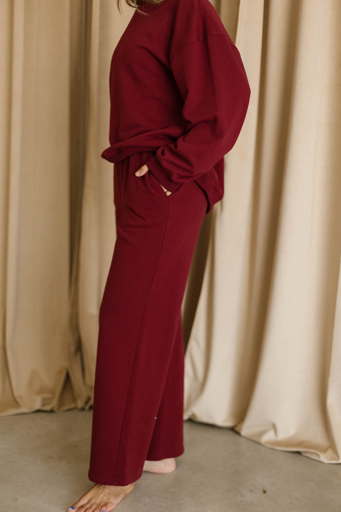 Bennett Pants in Wine