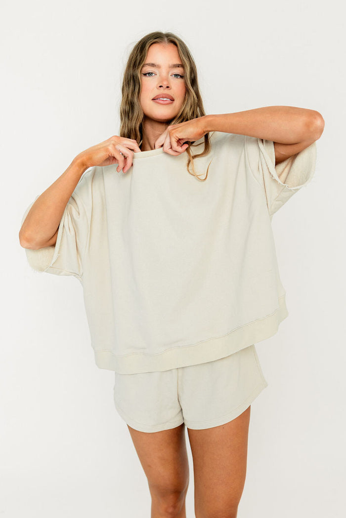 Bennett Shorts in Beige *Final Sale*