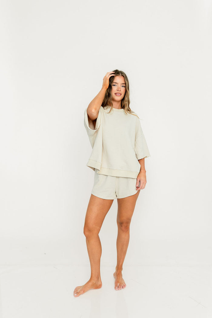 Bennett Shorts in Beige *Final Sale*