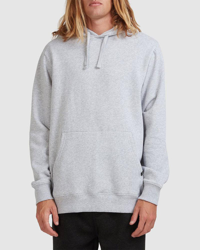 Billabong Overdye Pop Hoodie-Light Grey Heather-S-Skiforce Australia