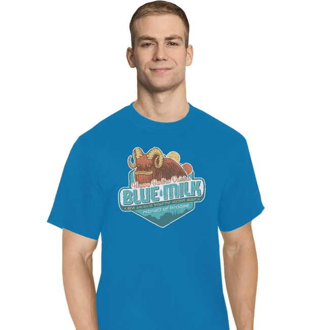 Shirts T-Shirts, Tall / Large / Royal Blue Blue Milk