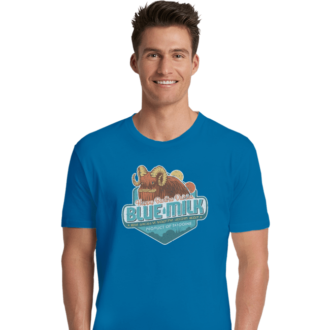 Premium Shirts, Unisex / Small / Sapphire