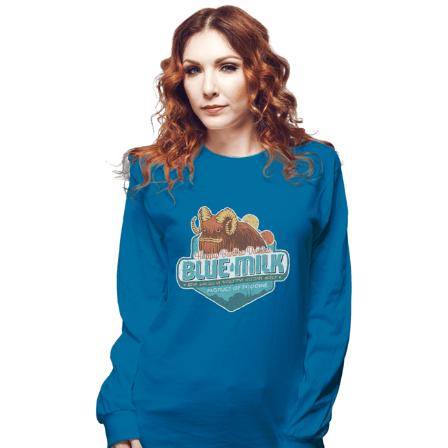 Long Sleeve Shirts, Unisex / Small / Sapphire