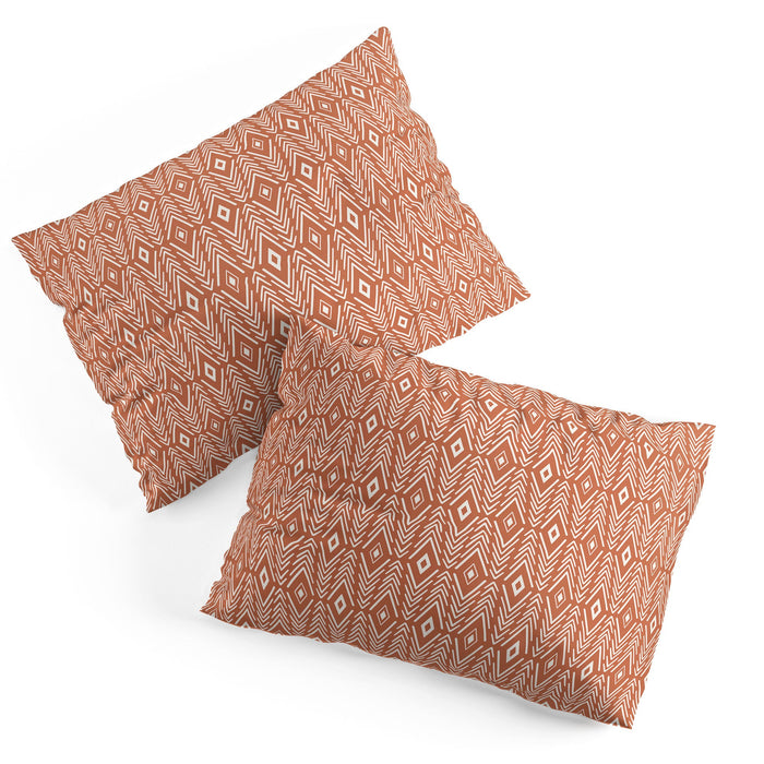 BOHEMIAN DIAMONDS CLAY PILLOW SHAMS