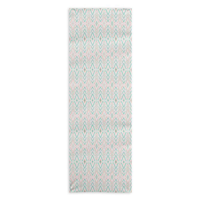 Bohemian Diamonds Mint Yoga Towel