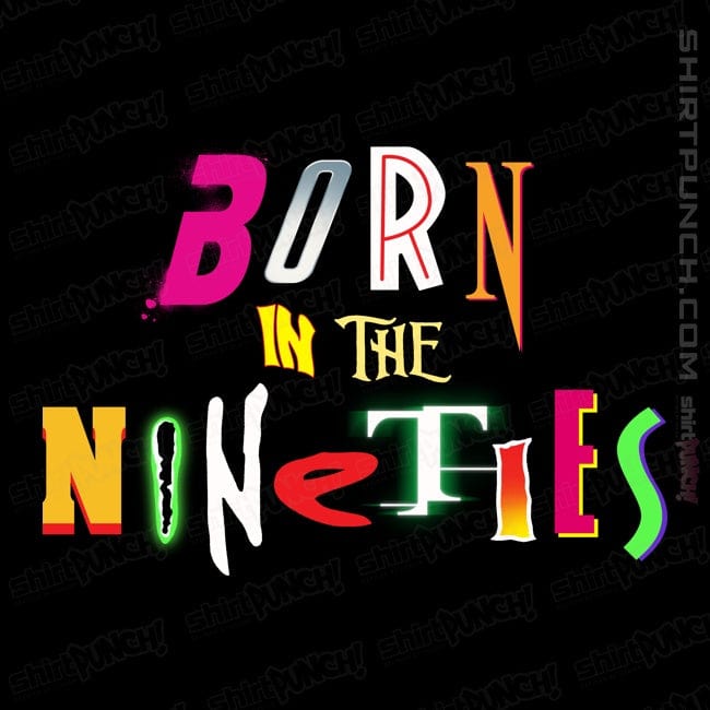 Daily_Deal_Shirts Magnets / 3"x3" / Black Born 90s