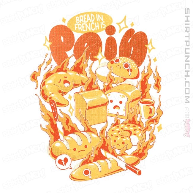 Last_Chance_Shirts Magnets / 3"x3" / White Bread Is Pain